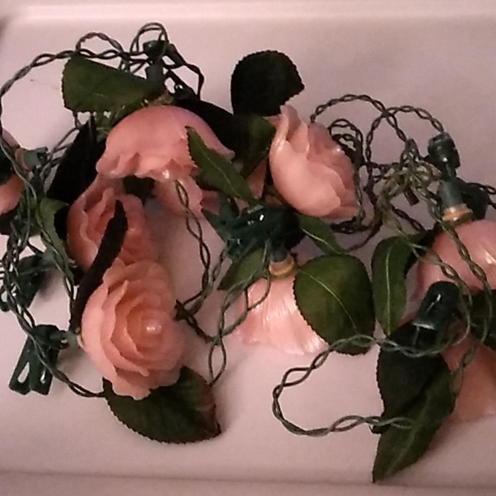 Pink Rose Fower Light Set. - Picture 5 of 5